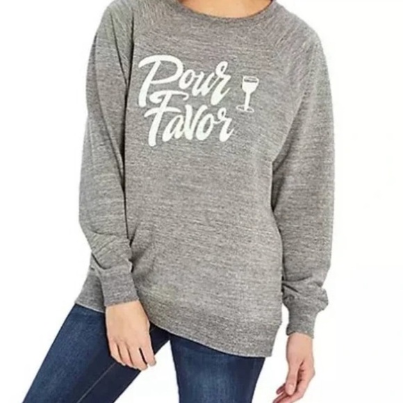 Wildfox Sweaters - WildFox Pour Favor Wine Pullover Sweater